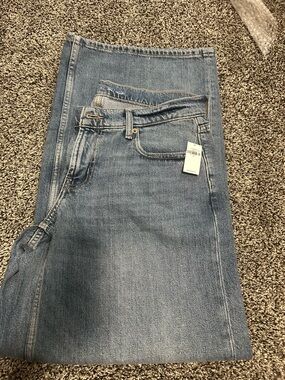 Old Navy Light Blue Wide Leg Jeans